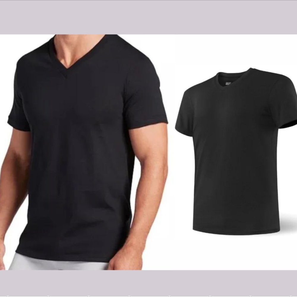 NIB $35 SAXX [ Small ] Undercover‎ V-neck Undershirt Top in Black